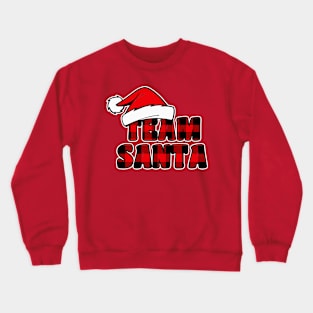 Team Santa Christmas Squad Family Matching Pajamas Crewneck Sweatshirt